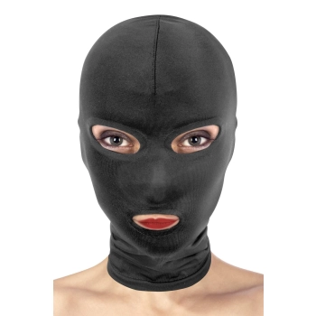Maska spandex z otwartymi oczami i ustami Fetish Tentation