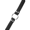 Knebel z metalowym pierścieniem Fetish Tentation czarny 48 mm