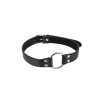 Knebel z metalowym pierścieniem Fetish Tentation czarny 48 mm