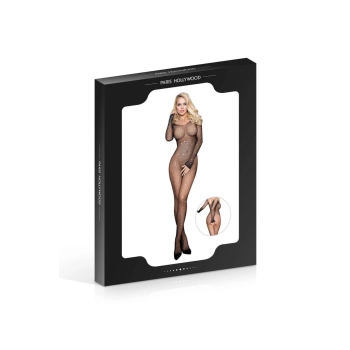 COMBINAISON STRASS NOIR XL