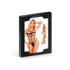 Regulowany body harness Paris Hollywood czarny
