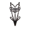 Regulowany body harness Paris Hollywood czarny