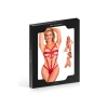 Regulowany body harness Paris Hollywood czerwony
