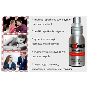 Feromony męskie Sexmen Dynamic Aurora 50 ml