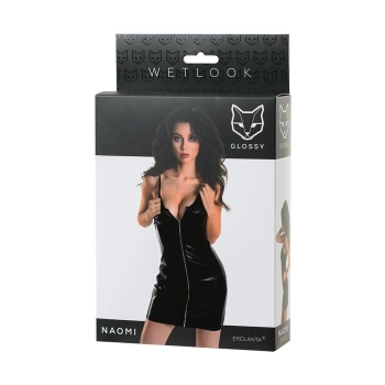 Sukienka Wetlook Naomi Glossy czarna L