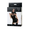 Sukienka wetlook Ivy Glossy czarna XL