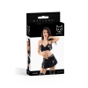 Komplet bielizny Wetlook Glossy Heidi czarny S