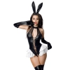 Body Wetlook Stacy Glossy czarne L