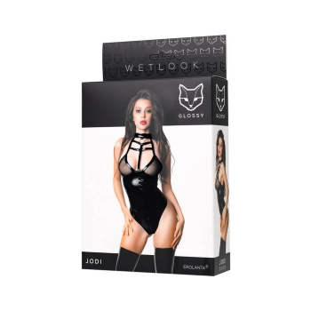 Body wetlook Glossy Jodi czarne L