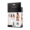Komplet bielizny Glossy Miriam wetlook czarny S