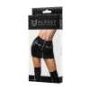 Spódnica wetlook Glossy Billie czarna M