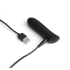 Wibrator bullet silikonowy Wonder Bullet So Divine czarny USB 9cm