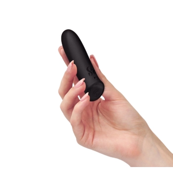 Wibrator bullet silikonowy Wonder Bullet So Divine czarny USB 9cm