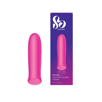 Rechargeable Wonder Bullet Vibrator - Pink