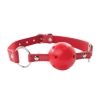 Czerwony oddychający knebel kulowy Fantasy regulowany 4 cm