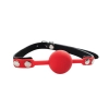 Knebel silikonowy balonowy czerwony Fantasy regulowany 4 cm