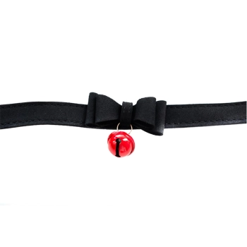 Knebel silikonowy balonowy czerwony Fantasy regulowany 4 cm