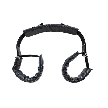 Regulowane pasy bondage na nogi i szyję Fantasy