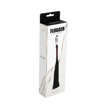Flogger czerwony i czarny Fantasy 44 cm