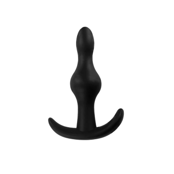 Korek analny silikonowy Fantasy czarny 8,5 cm