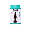Korek analny silikonowy Fantasy czarny średni 11,5 cm
