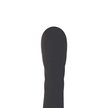 Czarny wibrator łechtaczkowy punktu G Fantasy silikonowy USB 24 cm