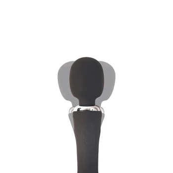 Czarny wibrator łechtaczkowy punktu G Fantasy silikonowy USB 24 cm