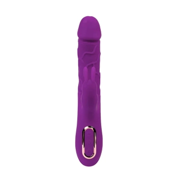Wibrator króliczek Fantasy silikonowy grzanie 10 trybów USB 22 cm