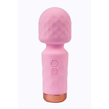 Mini różdżka Eros Fantasy różowa silikonowa USB 11,5 cm