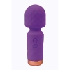 Fioletowa silikonowa mini różdżka masażowa Fantasy Eros USB 12 cm