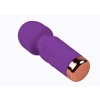 Fioletowa silikonowa mini różdżka masażowa Fantasy Eros USB 12 cm