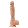 Dildo realistyczne wibrujące z ruchem Fantasy Zeus 21 cm z pilotem