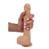 Dildo realistyczne wibrujące z ruchem Fantasy Zeus 21 cm z pilotem