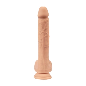 Dildo realistyczne wibrujące z ruchem Fantasy Zeus 21 cm z pilotem