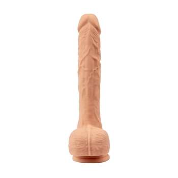 Dildo realistyczne wibrujące z ruchem Fantasy Zeus 21 cm z pilotem