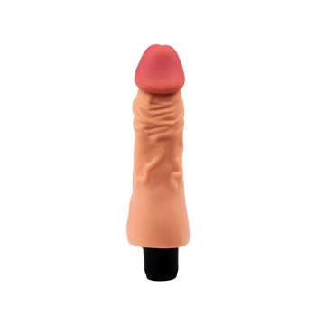 Wibrator TPE Fantasy The Real Deal z żyłkami 17 8 cm