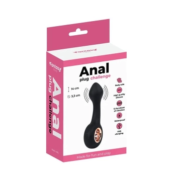 Wibrujący korek analny Fantasy 14 cm USB