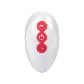 Korek analny wibrujący LED silikonowy Fantasy 10 cm USB z pilotem