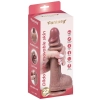 Dildo silikonowe z ruchomą skórką i jądrami Fantasy 22 cm