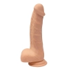 Dildo rotacyjne wibrujące realistyczne Fantasy 22 cm USB z pilotem