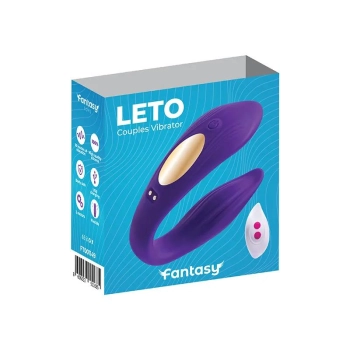 Wibrator silikonowy Leto Fantasy pilot USB 8 cm