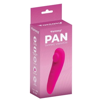 Stymulator łechtaczki silikonowy Pan Fantasy pulsacyjny USB 16,5 cm