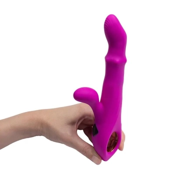 Wibrator posuwisty punktu G Ares Fantasy silikonowy USB 23 cm