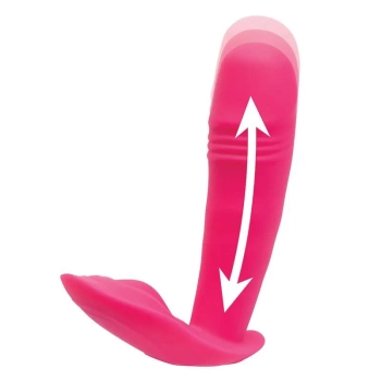 Wibrator z ruchami posuwistymi Artemis Fantasy silikonowy USB 12 cm