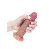 Dildo silikonowe realistyczne z ruchomą osłonką Fantasy 18 cm