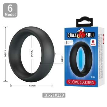 Zestaw 56 silikonowych pierścieni erekcyjnych Crazy Bull