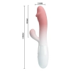 Wibrator króliczek Pretty Love Snappy jasnoróżowy 19 cm 30 funkcji