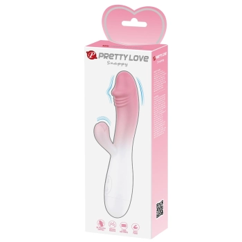 Wibrator króliczek Pretty Love Snappy jasnoróżowy 19 cm 30 funkcji
