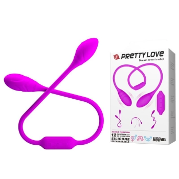 PRETTY LOVE -Dream lovers whip, 12 vibration functions Bendable
