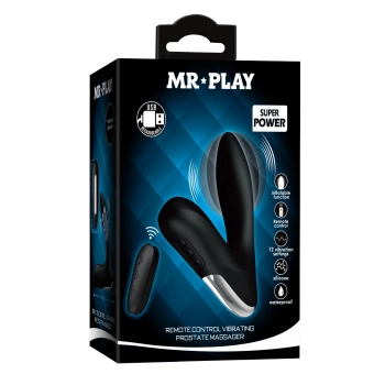 Nadmuchiwany wibrujący masażer prostaty Mr. Play z pilotem